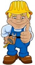 this is a vector mockup of a handyman in Allentown PA