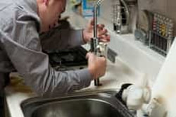 Allentown handyman repairing a customer's sink